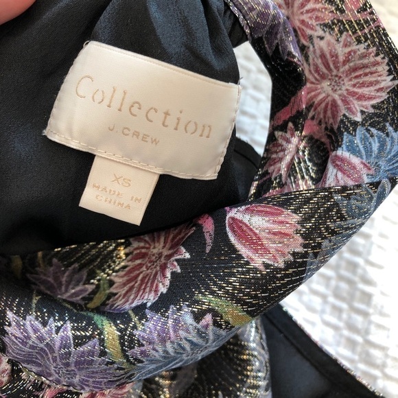 Collection J. Crew Shimmering Floral Printed Top - Picture 16 of 16